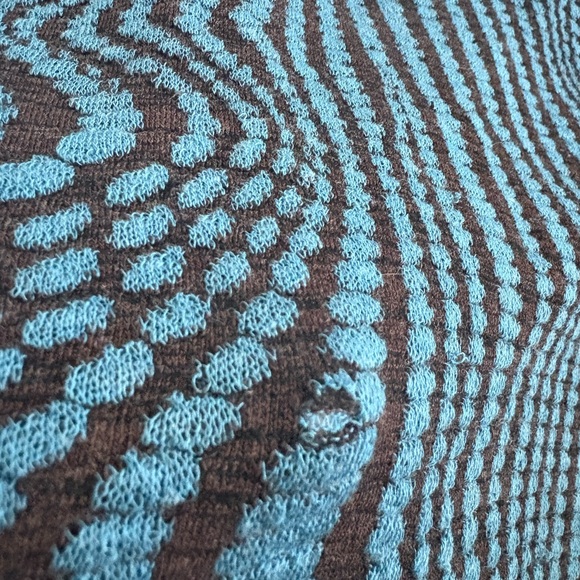 Paloma Wool Ogane knit top in ink blue optical print - Picture 14 of 15